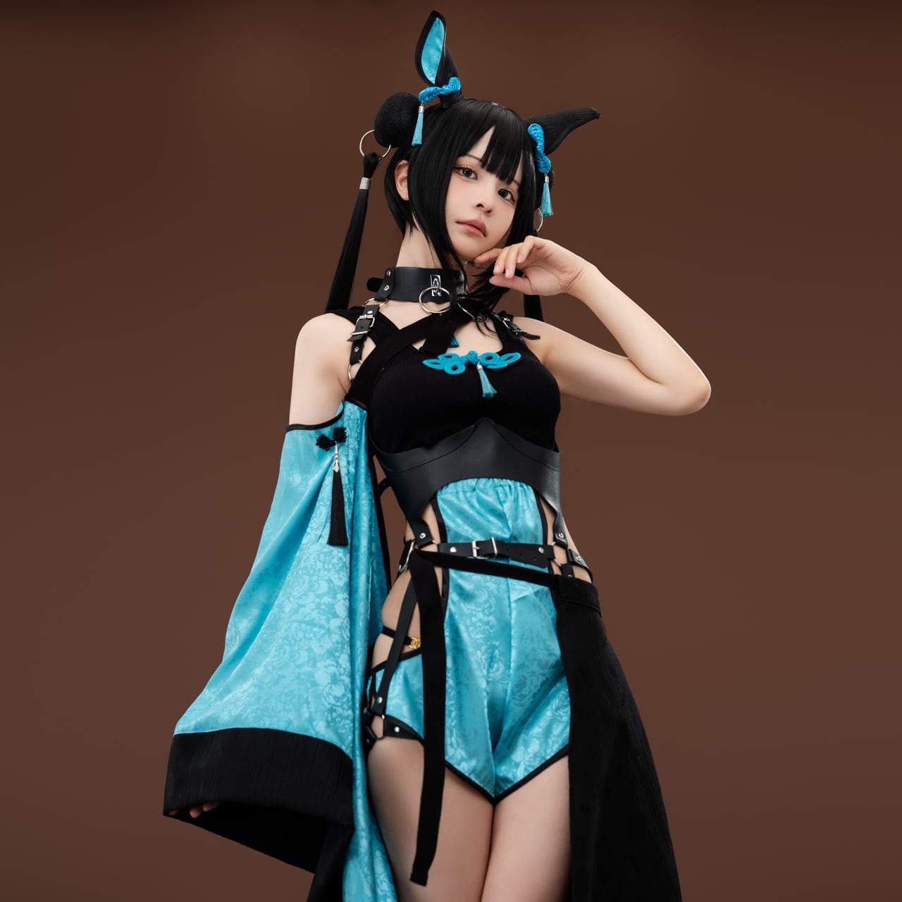【Pre-Order】Zodiac “Year of the Horse” Costume with Horse Ears, 6 piece set