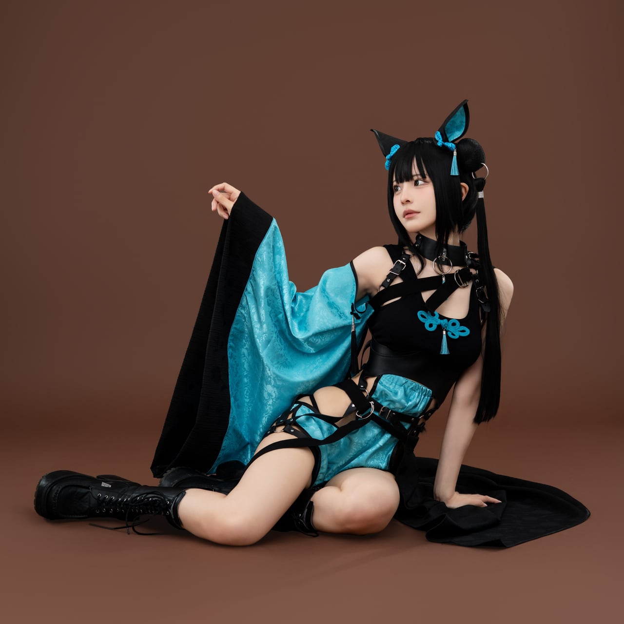 【Pre-Order】Zodiac “Year of the Horse” Costume with Horse Ears, 6 piece set